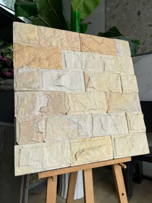Đá bóc vàng 10x20 ốp tường 1 Đá bóc vàng 10x20 ốp tường 1
