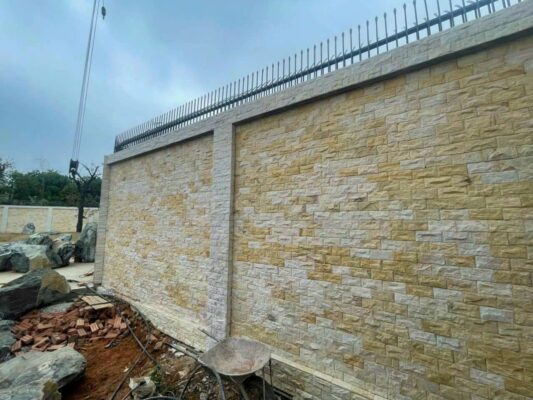 Đá bóc vàng 10x20 ốp tường 3 Đá bóc vàng 10x20 ốp tường 3