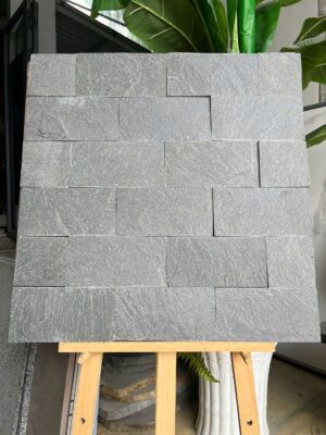 Đá chẻ xanh đen ốp tường 10x20