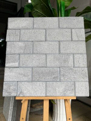 đá băm xám ốp tường 10x20