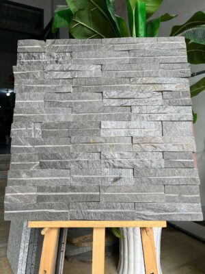 đá chong chóng xanh ốp tường