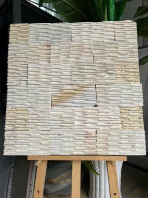 đá răng lược vàng 10x20 ốp tường