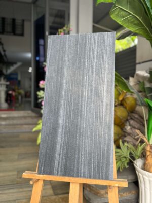 Đá sọc dưa mài hone gam đen đậm 30x60 2