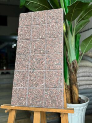 Đá đỏ bình định khò kẻ 18 ô lót sân ram dốc 2 Đá đỏ bình định khò kẻ 18 ô lót sân ram dốc 2