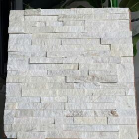 Đá ghép trắng sữa 10x50 ốp tường