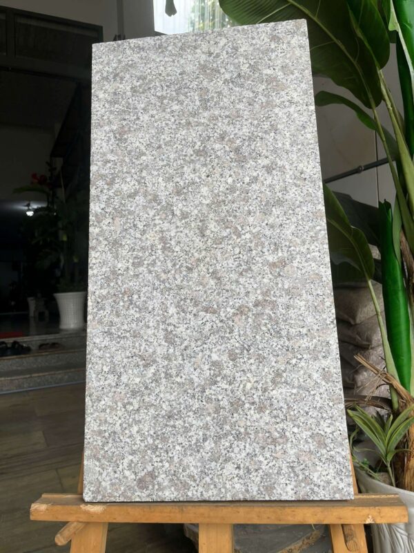 đá hồng phan rang khò lửa 30x60 lát sân