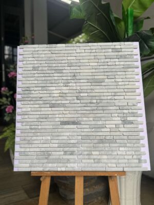 Đá mosaic trắng khói