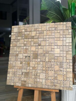 Đá mosaic vàng gỗ nhập khẩu Đá mosaic vàng gỗ nhập khẩu
