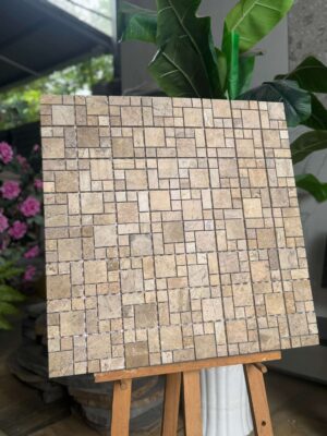 Đá mosaic vàng gỗ nhập khẩu Đá mosaic vàng gỗ nhập khẩu